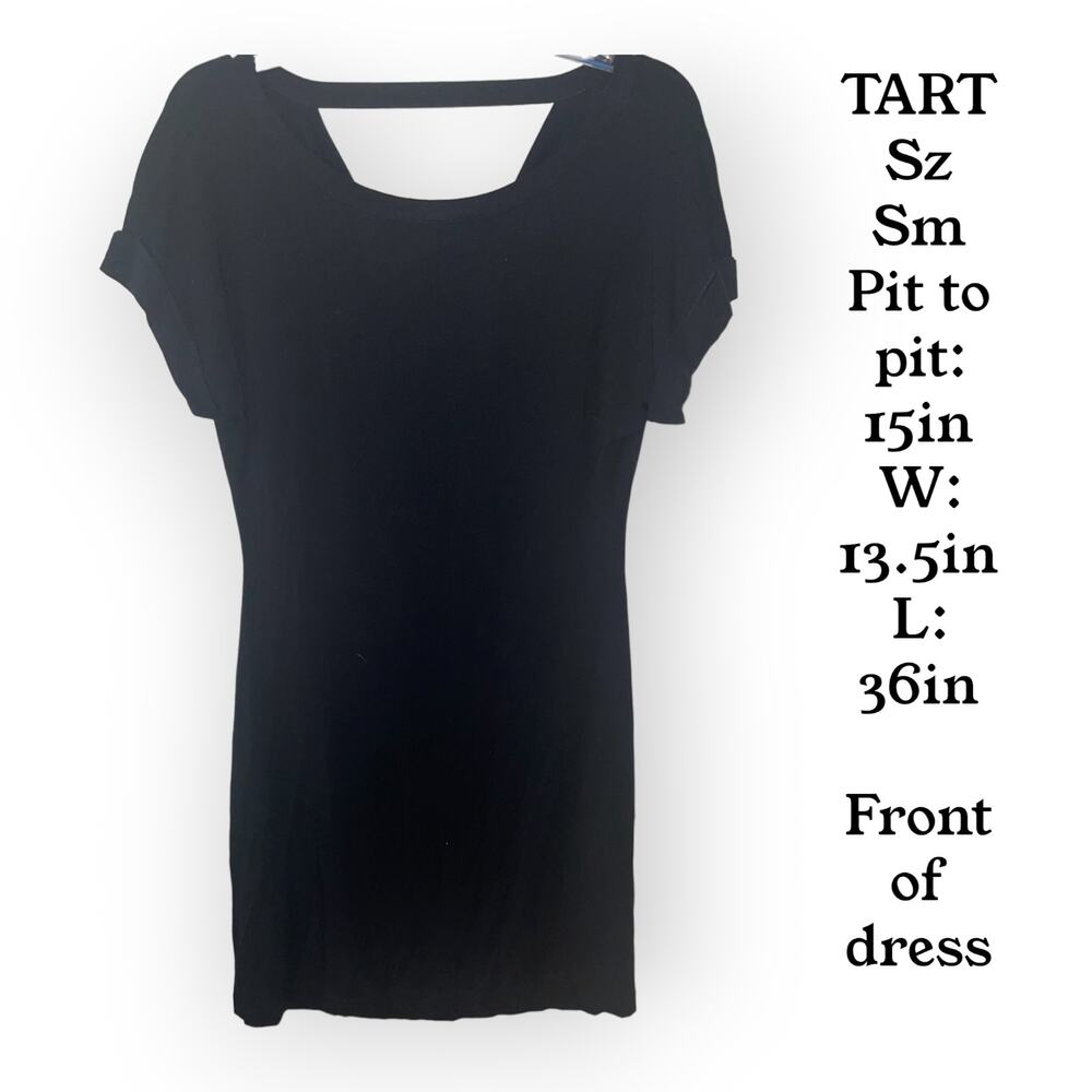 Tart Black Tshirt Dress Sz Small